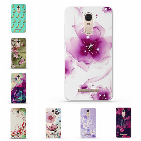 Flower Print Case for Xiaomi Redmi Note 3 Pro prime Soft Silicone Back Cover for Redmi Note 3/ Red Rice Note 3 /Hongmi Note 3