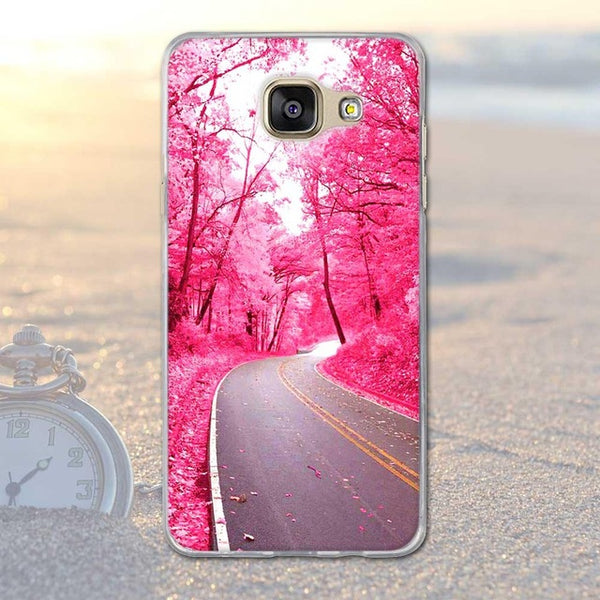 For Samsung Galaxy A5 2016 A510 Cover Scenery Pattern Soft TPU Cases For Samsung Galaxy A5(2016) A510F Mobile Phone Protect Case