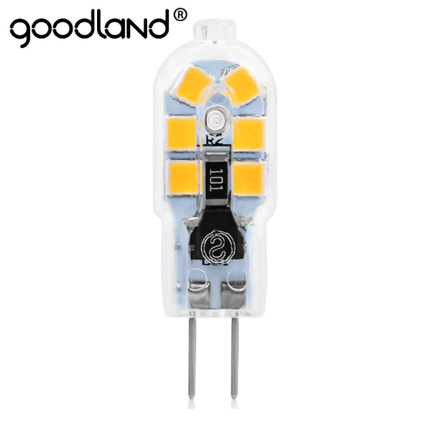 Goodland G4 LED Lamp 3W AC/DC 12V LED G4 Bulb Mini AC 220V 240V G4 LED Light SMD2835 Replace Halogen Chandelier Lamp