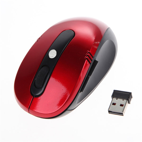 Hot Sale Portable Optical Wireless Computer Mouse USB Receiver RF 2.4G For Desktop & Laptop PC Computer Peripherals High Quality