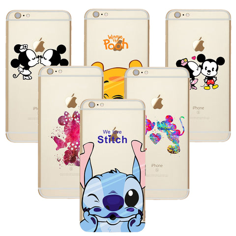 Minnie Case for Coque iPhone X 8 7S 5S SE 6 6S 7 Plus Silicon for Samsung Galaxy S3 S5 S6 S7 Edge S8 Plus J3 J5 A3 A5 2016 2017