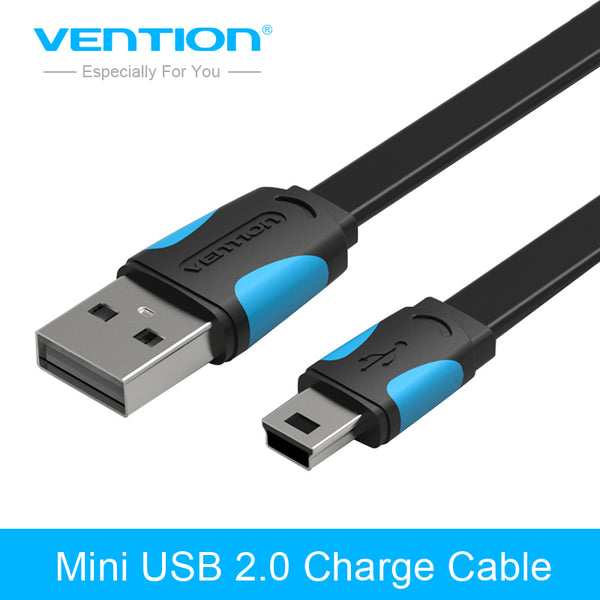 Vention Mini USB Cable 0.25m 0.5m 1m 1.5m 2m Data Sync USB Charger Cable For MP3 MP4 Player GPS Camera mobile phone Mini USB