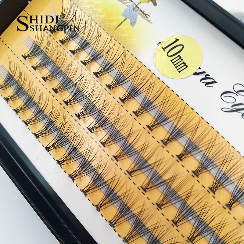 60 PCS fake eyelashes 0.07 C curl false individual eyelashes eyelash extension 8 10 12mm makeup individual lashes non magnetic