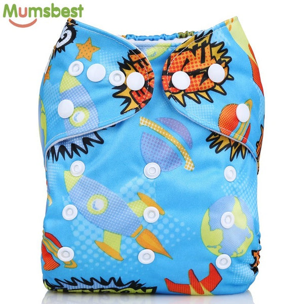 [Mumsbest] Baby One Size Adjustable Cloth Diapers Cover Reusable washable waterproof & breathable Nappy Cover