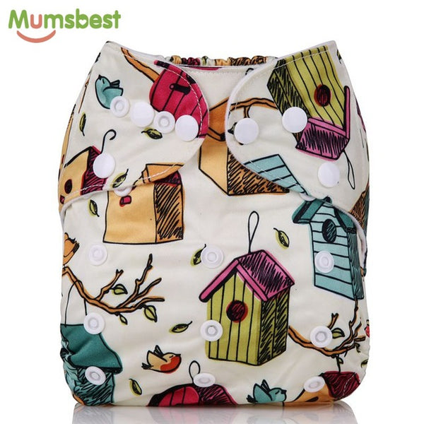[Mumsbest] Baby One Size Adjustable Cloth Diapers Cover Reusable washable waterproof & breathable Nappy Cover