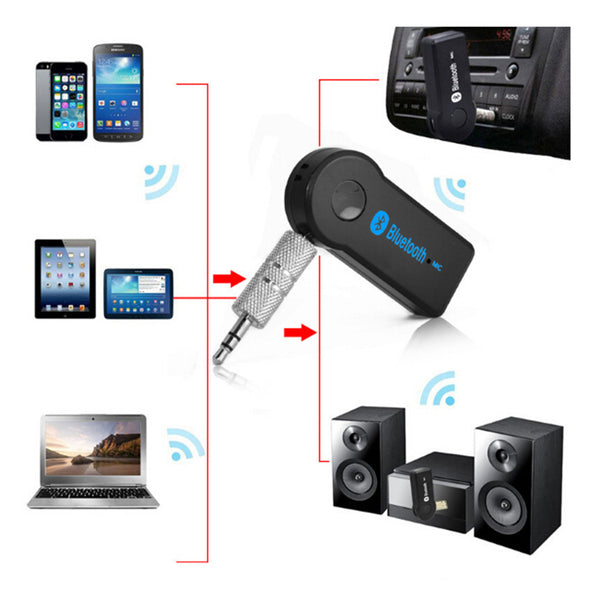 Wireless 3.5mm Jack Bluetooth Adapter Aux Car Hands-Free Bluetooth Receiver Transmitter Audio Stereo Music Hands Free spineri