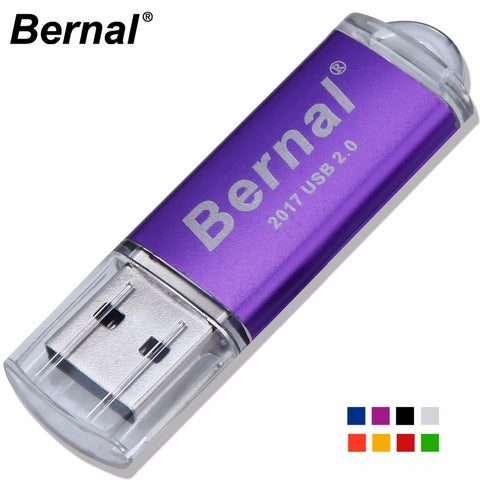 Bernal high speed USB FLASH DRIVE Disk Metal usb flash Memory stick USB PenDrive 64GB 32GB 16GB 8GB usb flash drives pen Drive