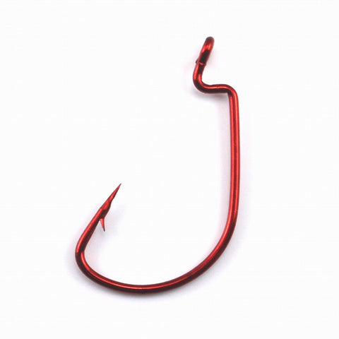 20pcs Red Fishing Hooks High-carbon Steel Barbed Crank Sharp Fishing Hooks Pesca Soft Bait Hooks Carp Fishing Tackles