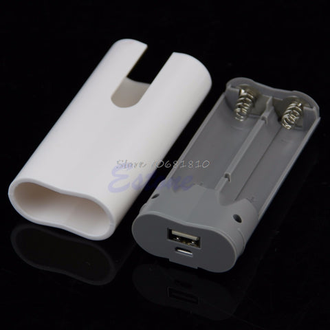 2x 18650 USB Mobile Power Bank Battery Charger Box Case DIY Kit For MP3 iPhone #R179T#Drop Shipping