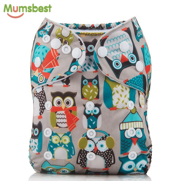 [Mumsbest] Baby One Size Adjustable Cloth Diapers Cover Reusable washable waterproof & breathable Nappy Cover