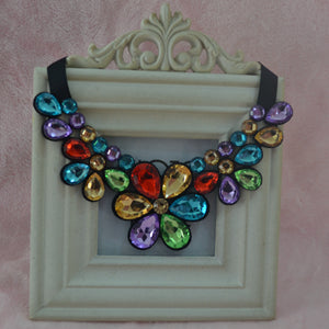 Leanzni Fashion jewelry necklace, style mix colour acrylic resin necklace & pendant necklace resin fat woman free shipping