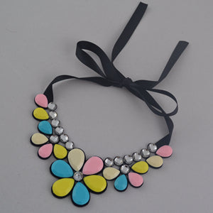 Leanzni Fashion jewelry necklace, style mix colour acrylic resin necklace & pendant necklace resin fat woman free shipping