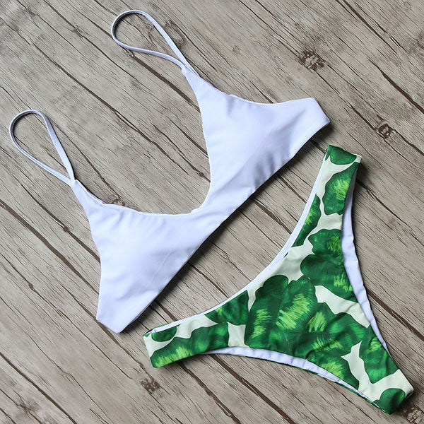 Bikini 2017 New Arrival Swimwear Women Bikini Set Cross Bandage Beach Bathing Suit Top Low Waist Swimsuit Push Up Brazilian Suit