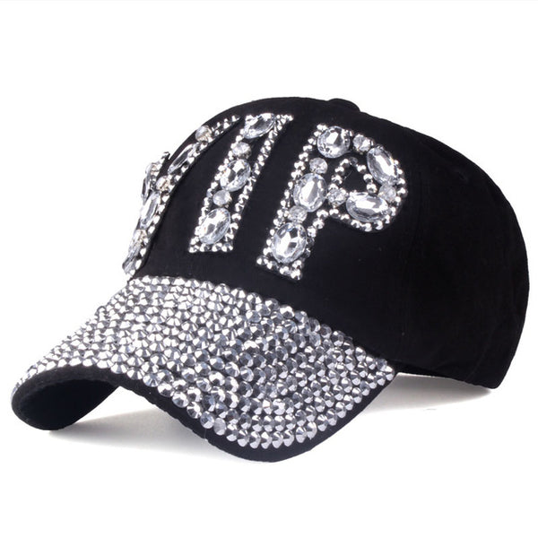 [YARBUU]CAP Wholesale 2017 Hat Rhinestone Print Denim hat Rivet Sun-Shading VIP Baseball Summer Women's Cap Jean Caps hip hop