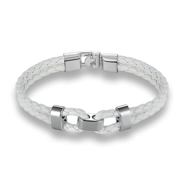 MKENDN High quality Retro Bracelets Fashion Jewelry Leather Bracelet Men Wristband Bracelets For Women Best Gift Pulsera