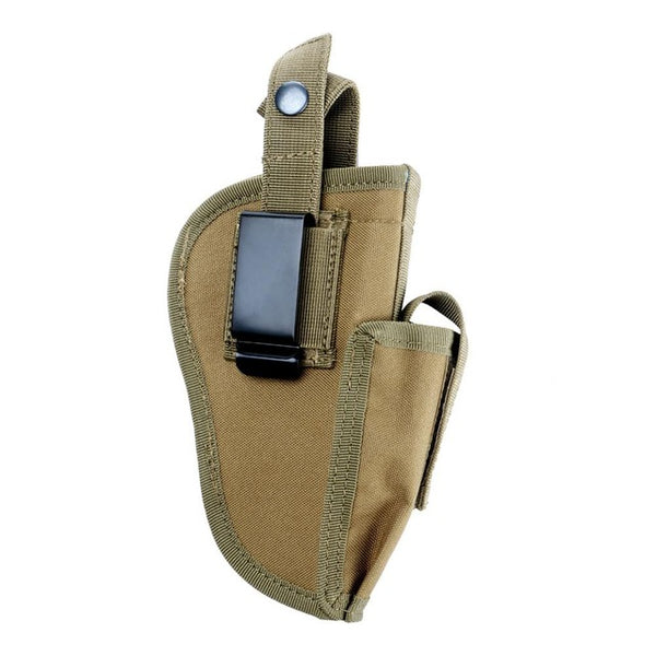 Waterproof Hunting Military Tactical Left Right Hand Gun Pistol Holster Shooting Airsoft Gun Pouch Mag Slot Holder Quick Release