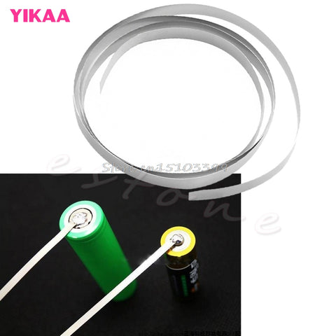 1PC 1M 8mm x 0.15 Ni Plated Nickel Strip Tape For Li 18650 Battery Spot Welding #G205M# Best Quality