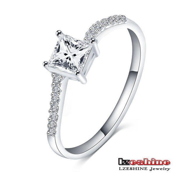 LZESHINE Luxury Quality Hearts & Arrows Micro Inlay Cut Cubic Zirconia Wedding/Engagement Rings For Women CRI0001