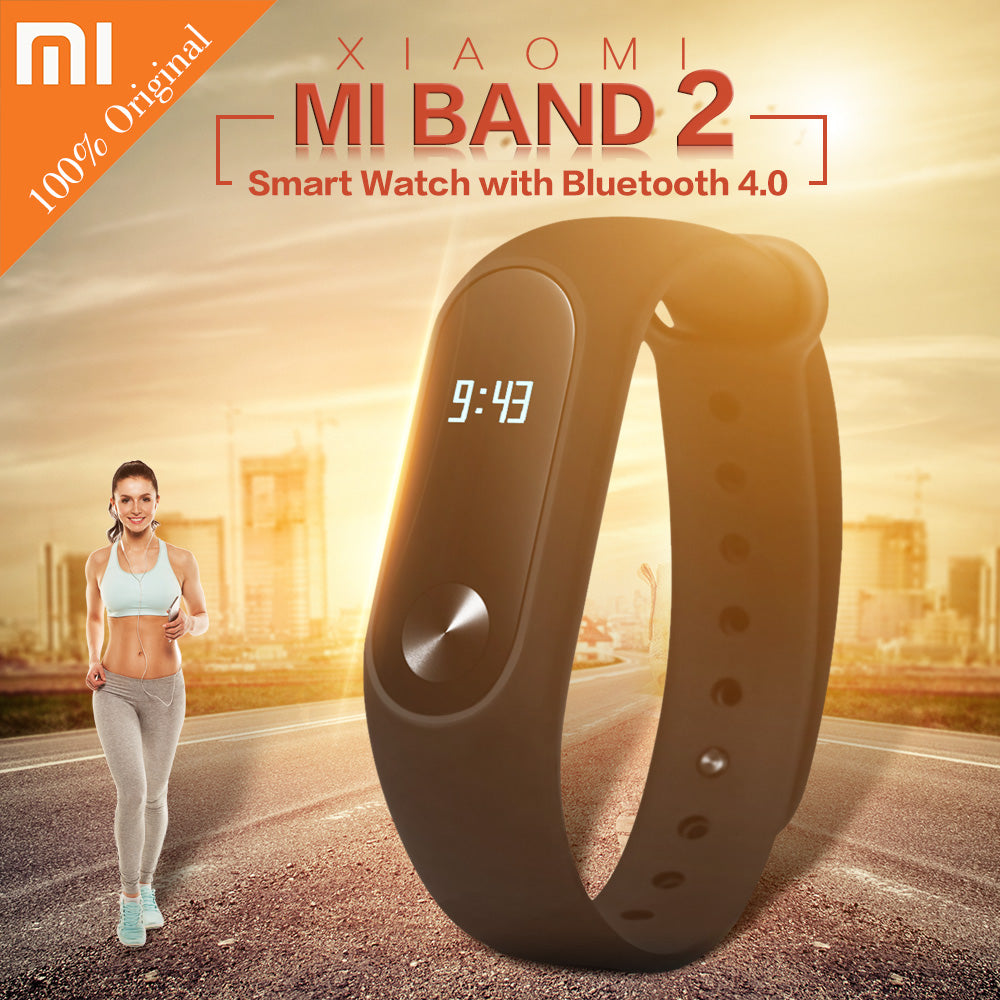 Xiaomi Mi Band 2 miband 2 Smart Wristband Heart Rate Monitor FitnessTracker xiomi xiaomi bracelet Smartband for iPhone Android