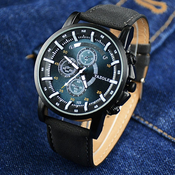 YAZOLE Wrist Watch Men Watch Fashion Luminous Watches Men's Watch Waterproof Clock saat montre relogio masculino reloj hombre