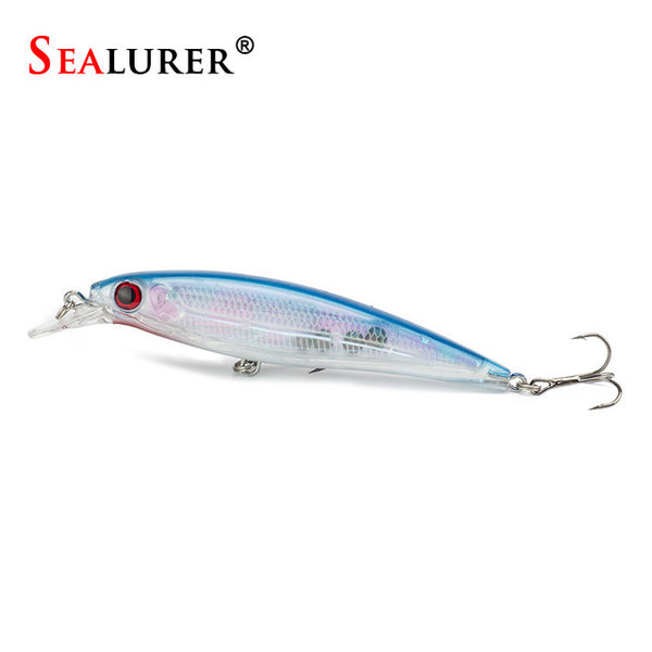 1PCS Laser Minnow Fishing Lure 11CM 13G pesca hooks fish wobbler tackle crankbait artificial japan hard bait swimbait