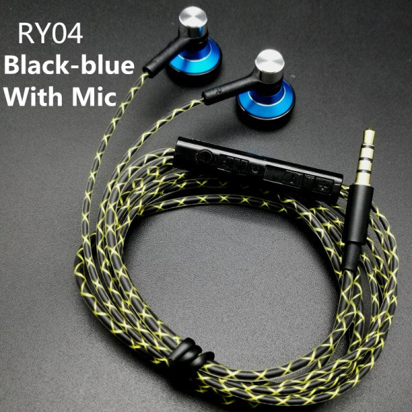 RY04 original in-ear Earphone metal  15mm music  quality sound HIFI Earphone (IE800 style cable) 3.5mm stereo dynamic headphones