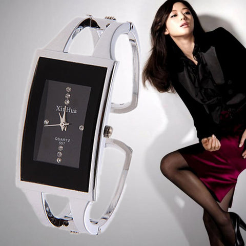 Top Brand Luxury Crystal Bracelet Women's Watches Full Steel Ladies Watch Women Watches Clock saat reloj mujer bayan kol saati