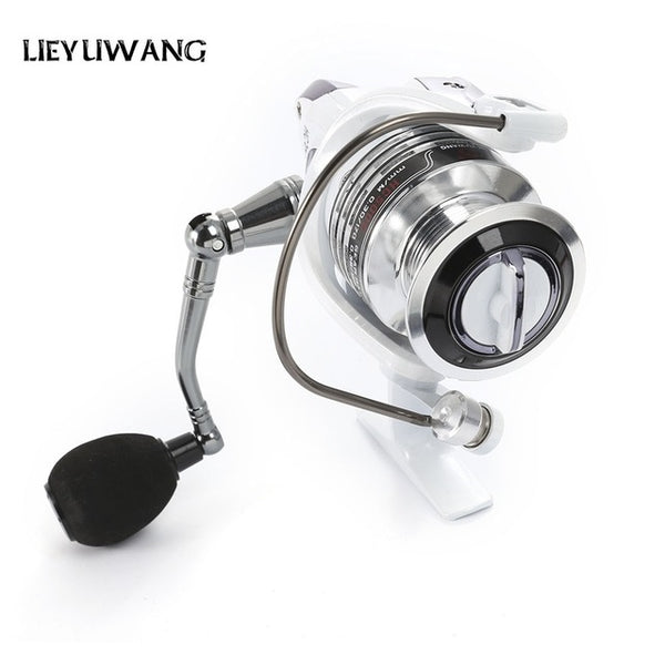 LIE YU WANG Spinning Reel 13 + 1 Bearing Balls Spinning Reel Super Strong Fishing Reel 5.2:1 Carp Fishing Spinner For Fishing