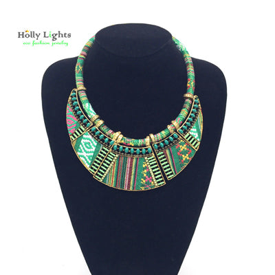 Women fashion bohemia necklace&pendants modern hippie vintage big name choker necklace tribal ethnic boho multicolor rope bijoux