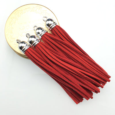 GUFEATHER L14/8CM Suede tassel/jewelry accessories/jewelry findings/diy accessories/jewelry making/jewelry materials/tassel