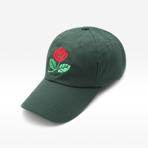 PRETTY KITTY Dad Hat  Sanpback Flower summer Embroidery Curved Summer Snapback Baseball Caps women men Trapback Hip Hop Hat