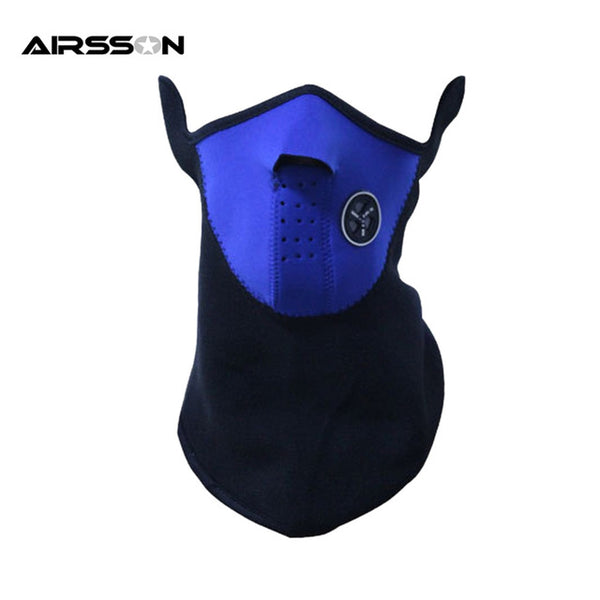 Airsoft Warm Fleece Bike Half Face Mask Cover Face Hood Protection Ski Cycling Sports Outdoor Winter Neck Guard Scarf Warm Mask