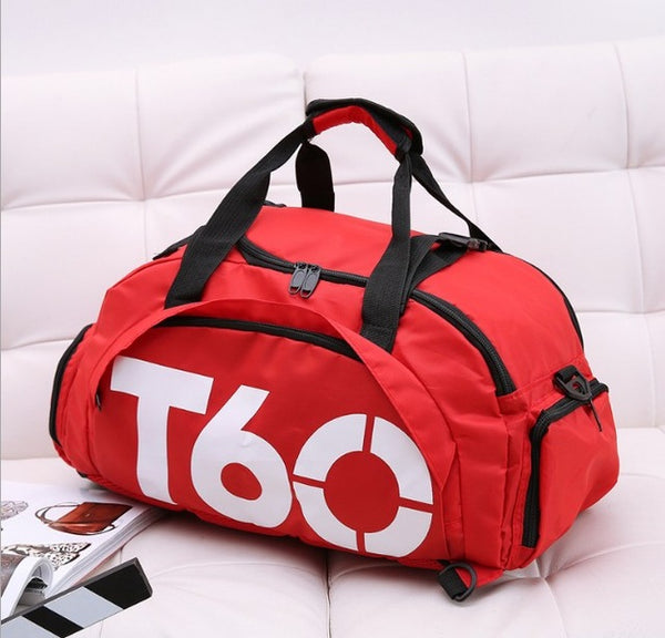 Brand New Men Sports Bag Gym Women Fitness Waterproof Outdoor Separate Space For Shoes pouch rucksack Hide Backpack sac de T60