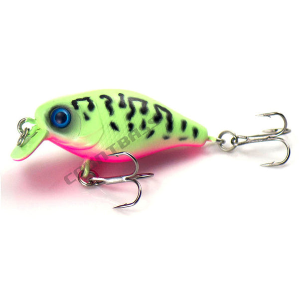 1pc, Crank Bait Plastic Hard Lures 38mm, Fishing Baits, Crankbait,  Wobblers, Freshwater Fish Lure