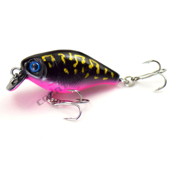 1pc, Crank Bait Plastic Hard Lures 38mm, Fishing Baits, Crankbait,  Wobblers, Freshwater Fish Lure