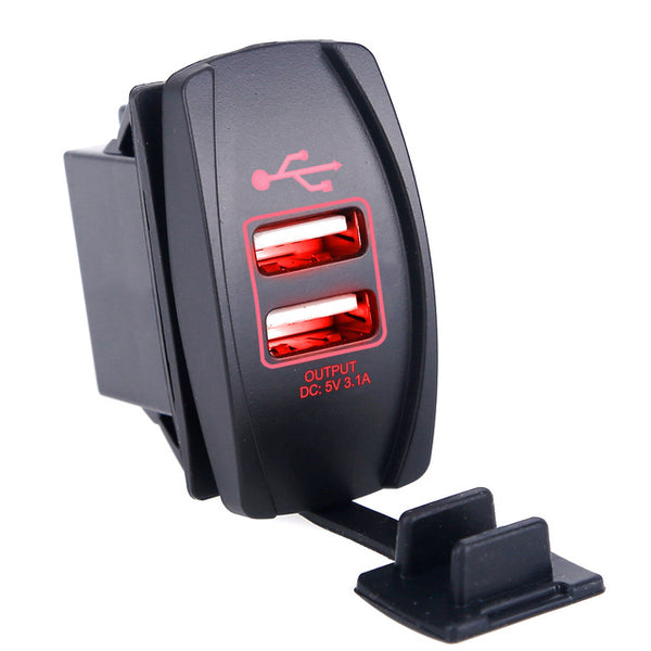 USB Car Charger Socket Power Adapter 5V 3.1A Universal Dual USB Socket Charger For iPhone 5 6 6S Ipad Samsung Tablet