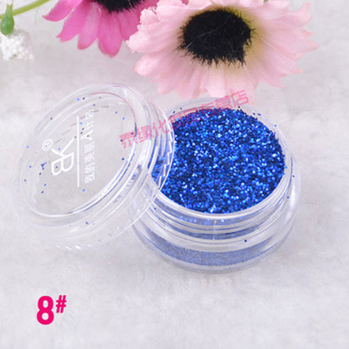 BK Brand Nail Craft Loose Glitter Powder Dust Sequins For Decoration Acrylic Paillette Nail Polish Art Vtirka Nails Tips Pigment