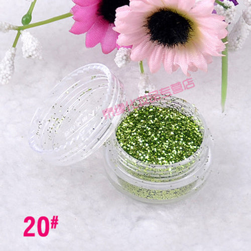 BK Brand Nail Craft Loose Glitter Powder Dust Sequins For Decoration Acrylic Paillette Nail Polish Art Vtirka Nails Tips Pigment