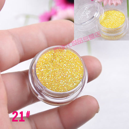 BK Brand Nail Craft Loose Glitter Powder Dust Sequins For Decoration Acrylic Paillette Nail Polish Art Vtirka Nails Tips Pigment
