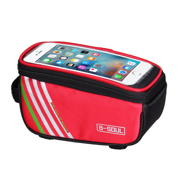Waterproof Touch Screen Bike Bag Bicycle Frame Front Tube Waterproof Mobile Phone Bag for 5.0 inch Mobile Phone 4 Colors New