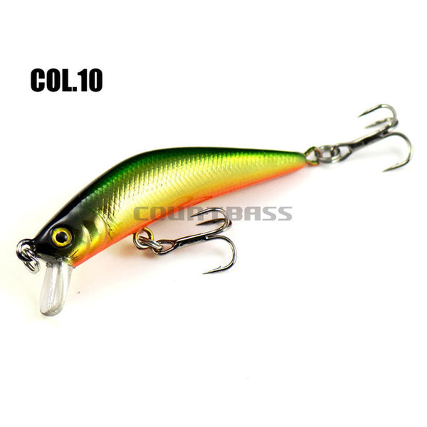 1pc Countbass Minnow Hard Lure 57mm, Trout Fishing Bait,  Freshwater  Bass Wobblers, Free shipping