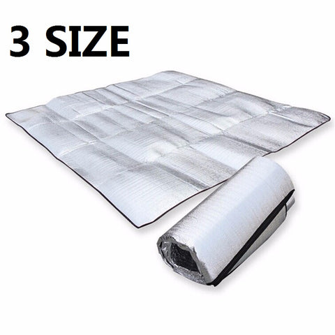 Waterproof Aluminum Foil EVA Camping Mat Foldable Folding Sleeping Picnic Beach Mattress Outdoor Mat Pad 3Size 100~200X200cm