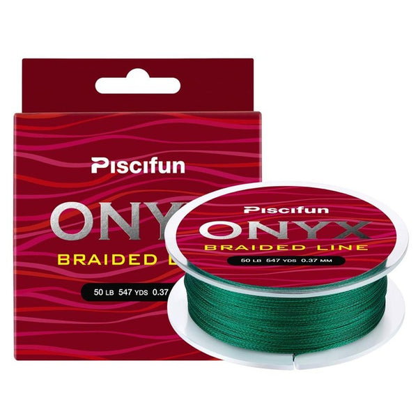 Piscifun 500M Braided Fishing Line 10lb 20lb 25lb 30lb 40lb 45lb 50lb 60lb 80lb 100lb 150lb Weaves Multifilament Fishing Line