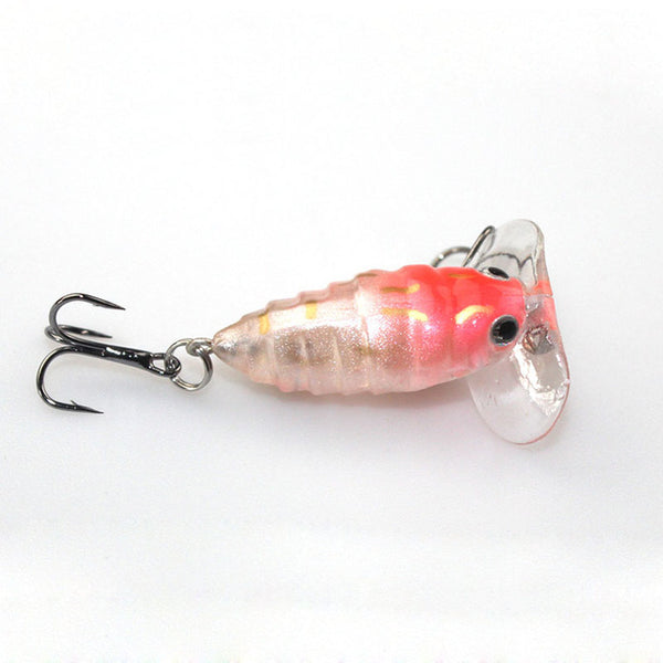 1Pcs Fly fishing Lure Pesca  Insects Hrad Bait Bass cicada isca artificial 4cm 4.2g Lures Crankbaits Carp fishing WQ206