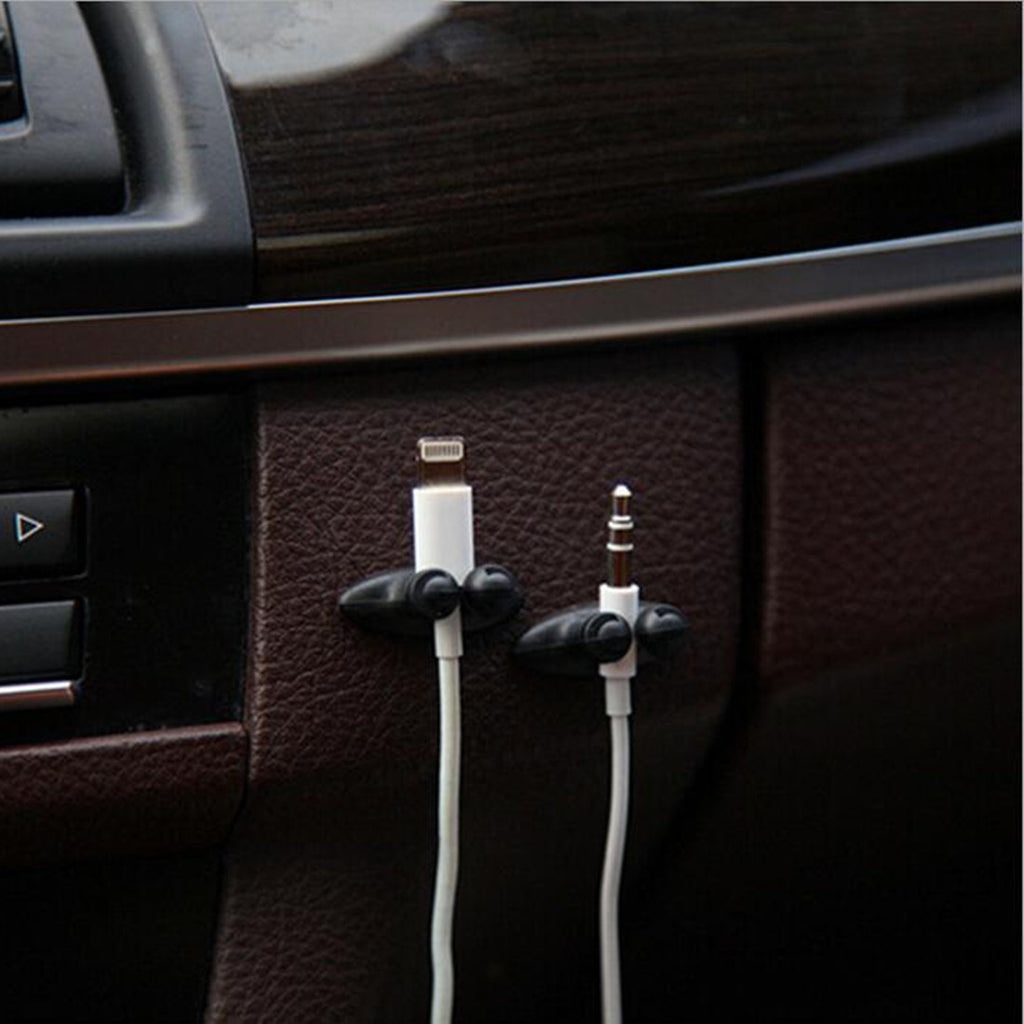 Low Promotions Good Quality Car Adhesive Headphone USB Charger Line Auto Multi-purpose Fastener Clip Car Accessories