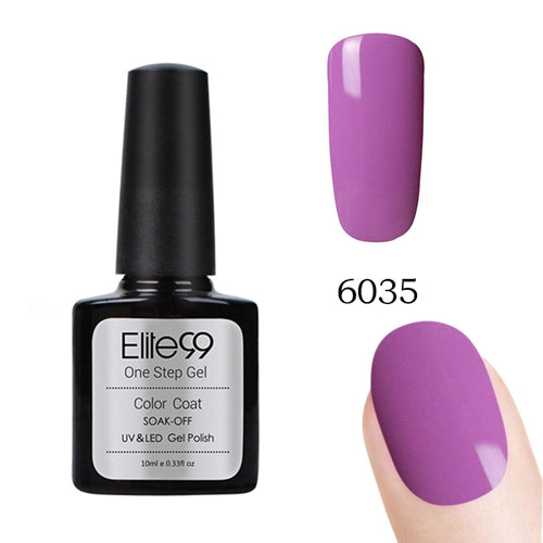 Elite99 3-in-1 UV LED One Step Nail Gel Polish Manicure Varnish No Need Top Base Coat Hot Sale Gorgeous UV Polish Gel Lacquer