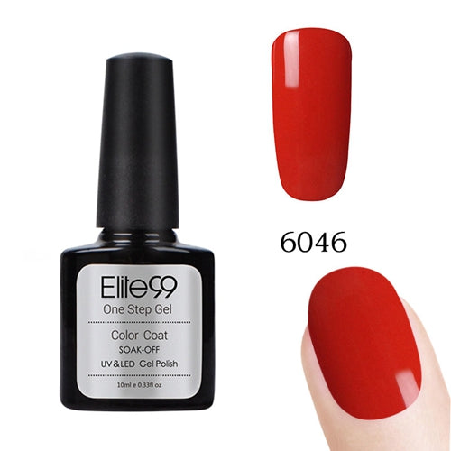 Elite99 3-in-1 UV LED One Step Nail Gel Polish Manicure Varnish No Need Top Base Coat Hot Sale Gorgeous UV Polish Gel Lacquer