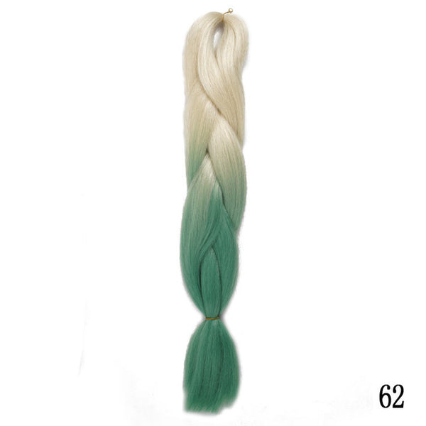 Silky Strands Ombre Kanekalon Jumbo Synthetic Braiding Hair Crochet Blonde Hair Extensions Jumbo Braids Hairstyles