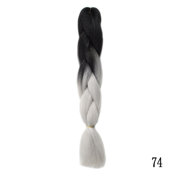 Silky Strands Ombre Kanekalon Jumbo Synthetic Braiding Hair Crochet Blonde Hair Extensions Jumbo Braids Hairstyles