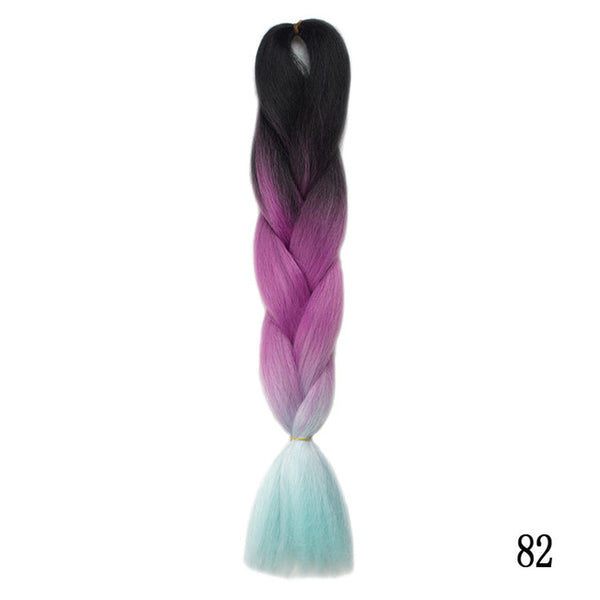 Silky Strands Ombre Kanekalon Jumbo Synthetic Braiding Hair Crochet Blonde Hair Extensions Jumbo Braids Hairstyles